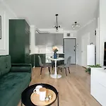 Apartment Dark In Center With Desk And Balcony By Renters Wroclaw