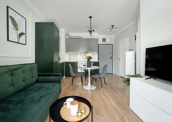 Apartment Dark In Center With Desk And Balcony By Renters Wroclaw